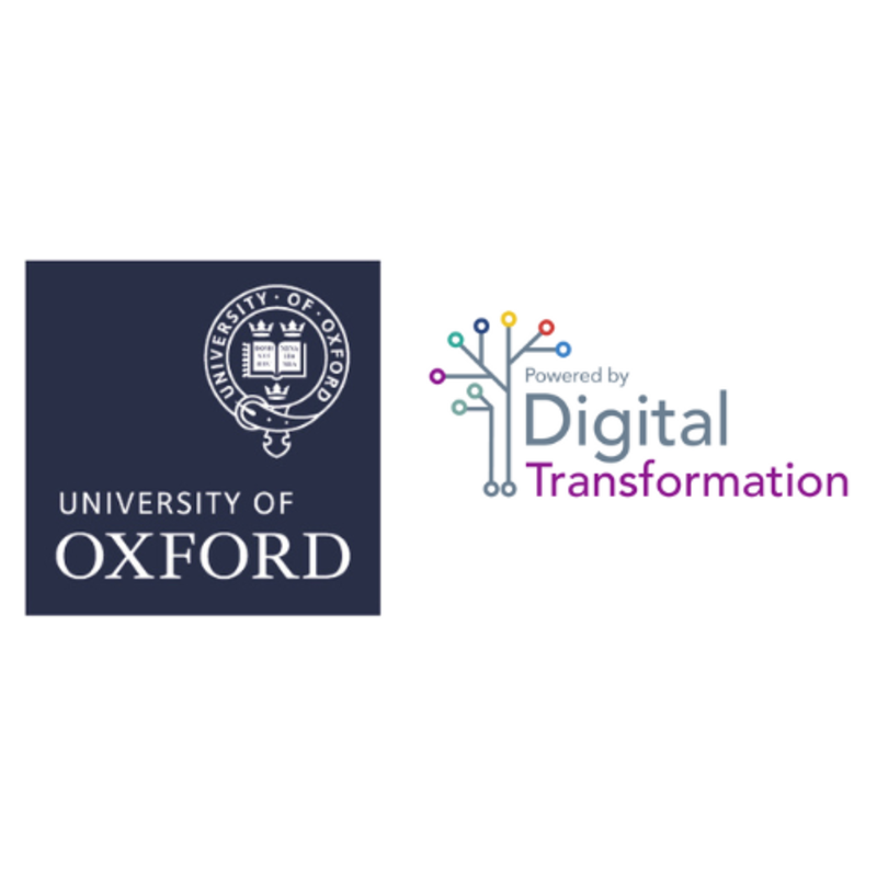 Icons for the University of Oxford and Digital Transformation 